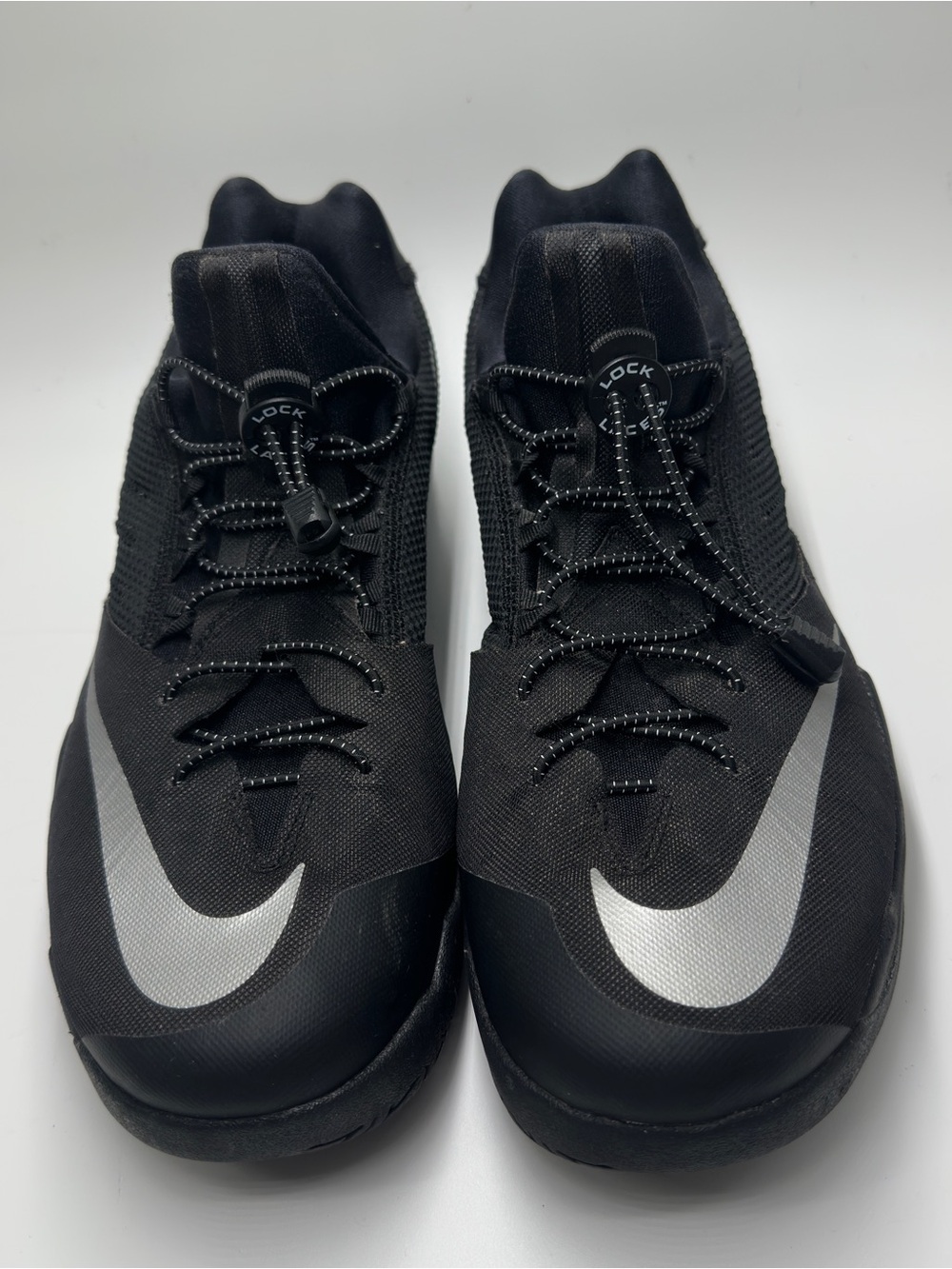 Nike Zoom Run The One Black/Silver Basketball Shoes Men's 11.5